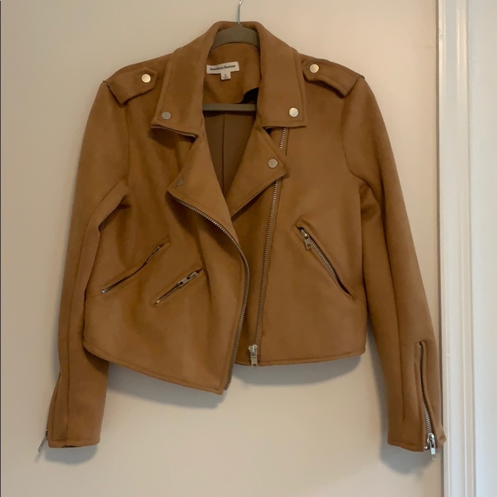 Camel Suede Jacket